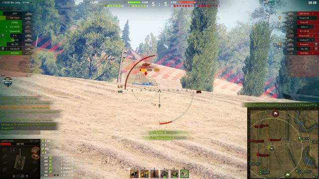 TVP T 50/51: Thriller on map Prokhorovka - World of Tanks смотреть онлайн