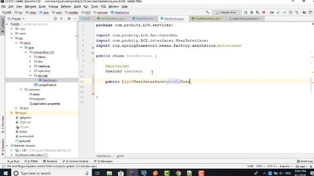 How to create service in Spring Boot ?Spring boot project from scratch with postgres - Part7 смотреть онлайн