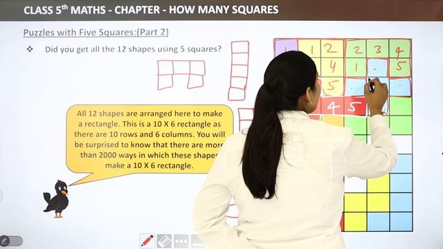Class 5 Maths Chapter 3 | Puzzles With Five Squares (Part 2) - How Many Squares? смотреть онлайн