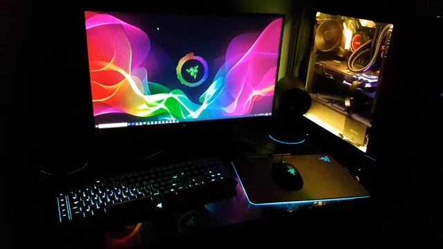 Full Razer/NZXT Gaming PC Setup with audio visualization 2018 смотреть онлайн