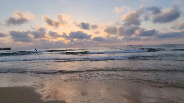 АШДОД/РЕЛАКСАЦИЯ ПОД ШУМ МОРЯ/набережная Кшатот/ смотреть онлайн