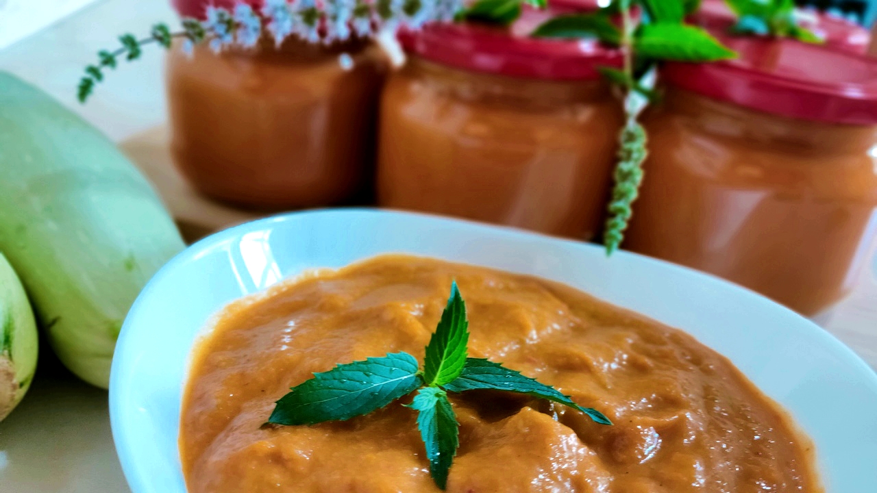 КАБАЧКОВАЯ ИКРА.ИКРА КАБАЧКОВАЯ-ПРОВЕРЕНО!ВКУСНО!🥫Ольгины Рецепты. смотреть онлайн