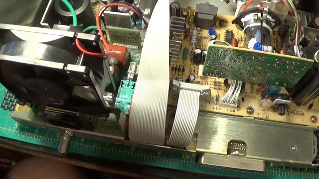 HP 54601A Oscilloscope Repair - Compressed Display