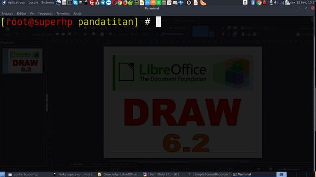8/50 - FAÇA TUDO NO LINUX - Abrir arquivos CDR do Corel - PANDATITAN INFORMÁTICA смотреть онлайн