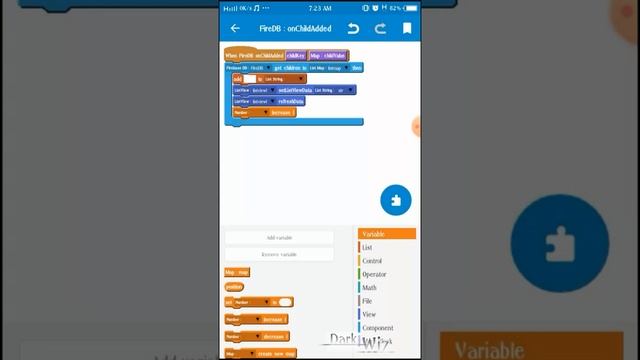 How to view data from firebase database using listview in sketchware(CRUD part 2) смотреть онлайн