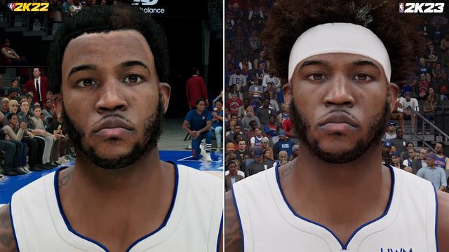 NBA 2K23 vs NBA 2K22 All New FACES [PS5] | Faces/Graphics COMPARISON!! смотреть онлайн