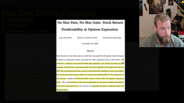 Options Max Pain Theory Explained смотреть онлайн