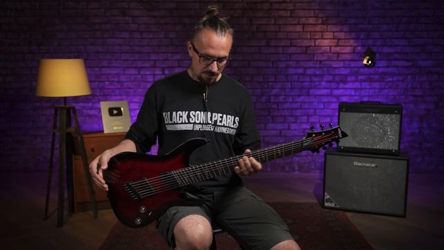 SCHECTER OMEN ELITE-7 MS - мультимензурная гитара 7 струн смотреть онлайн