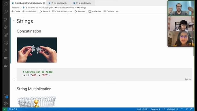 3. Python for Kids | Arithmetic Operation Int, String, Boolean смотреть онлайн