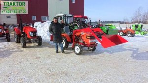 МИНИТРАКТОР БАТЫР Т-18 С ФРОНТАЛЬНЫМ ПОГРУЗЧИКОМ