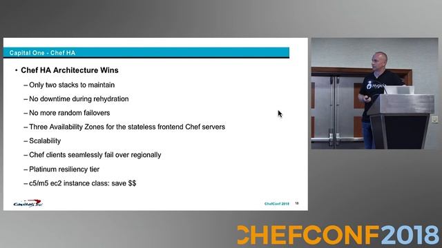 ChefConf 2018 - Captial One's Newly Designed Fully Automated, Scalable, and... by John Casanova смотреть онлайн