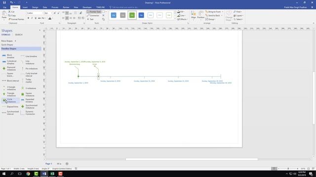 MS Visio Tutorial - Lesson 54 - Working with Milestones смотреть онлайн