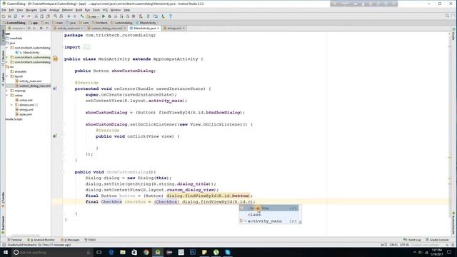 Android Tutorial 10 :: Android Custom Dialog смотреть онлайн