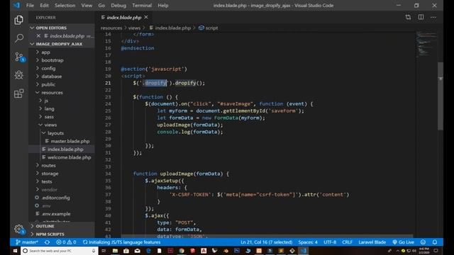 Laravel Image Upload using Dropify JS with AJAX смотреть онлайн