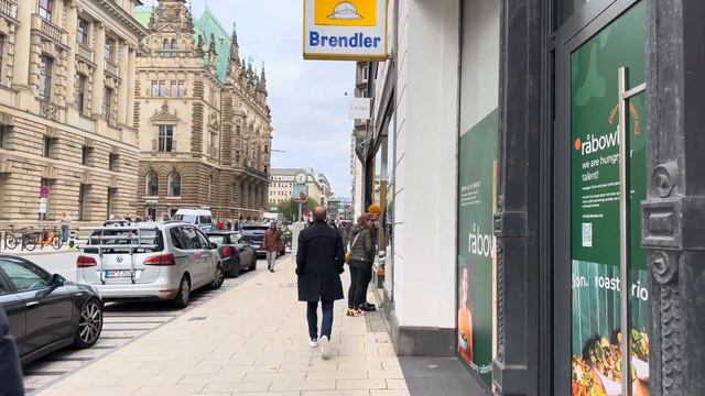 German Port City Hamburg Walking Tour 🇩🇪 4k/60fps HDR (With Captions) смотреть онлайн