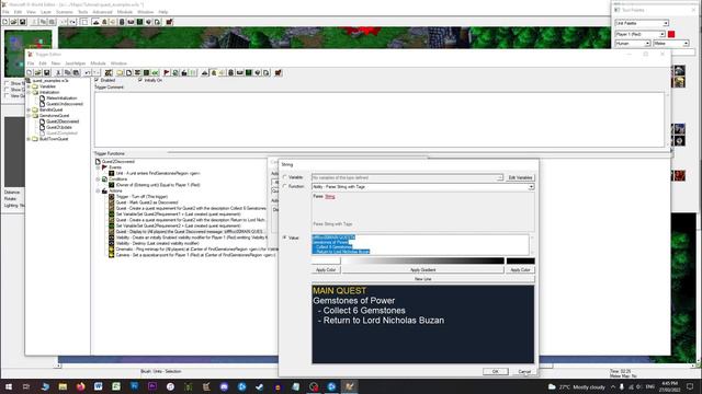 Warcraft 3 World Editor Tutorial - Quest Examples смотреть онлайн