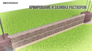 Инструкция по бетонных блоков из строительству заборов