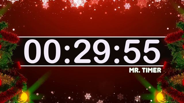 1 Hour Countdown Timer with Christmas Music! 60 Minute Timer for Kids! смотреть онлайн
