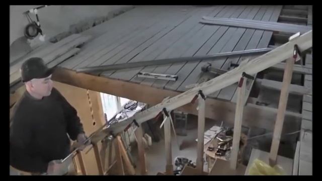 Часть 6. Установка балясин и поручня на лестницу смотреть онлайн