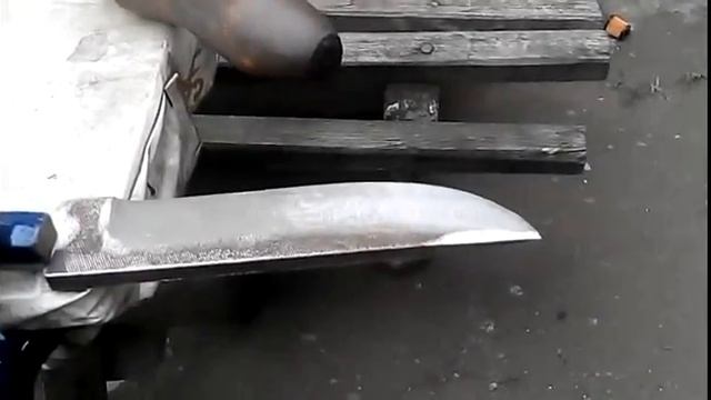 Нож из напильника,своими руками смотреть онлайн