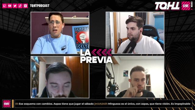 #LAPREVIATQHT || CELTA - BARCELONA || TQHTPODCAST смотреть онлайн
