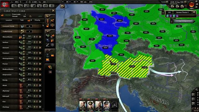HOI4 - Let's play Germany One Tag World Conquest - part 6 смотреть онлайн