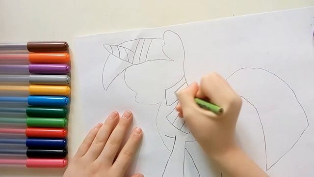 Как нарисовать пони Искорку (Эмилия) смотреть онлайн