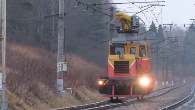 Мотовоз МПТ4-550 станция Обнинское 12.12.2019 смотреть онлайн