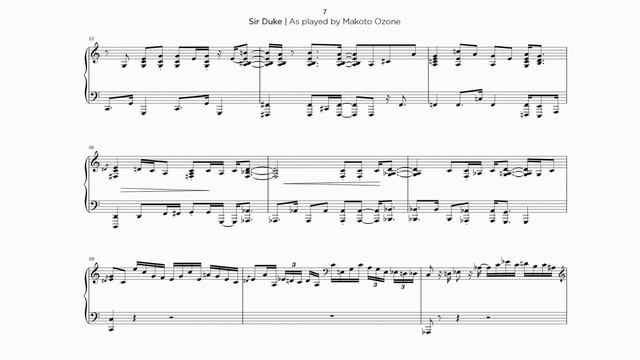 Sir Duke - Makoto Ozone (Jazz Transcription) смотреть онлайн