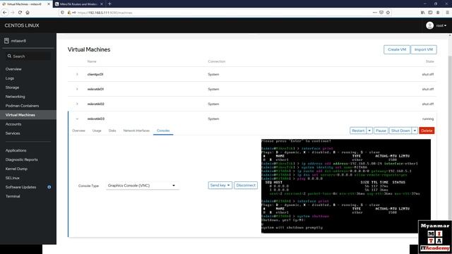 Mikrotik 6.46 OS installation on Centos 8.0 KVM Tutorial смотреть онлайн