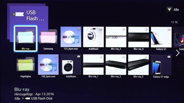 Samsung Blu-ray Player: Wiedergabe von USB-Inhalten смотреть онлайн