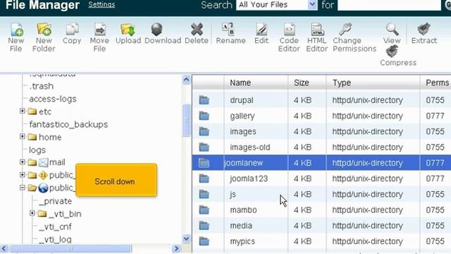 joomla change installed directory смотреть онлайн