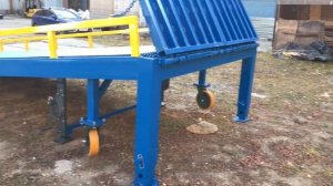 Эстакада для погрузки разгрузки фур и контейнеров без площадки / Пандус передвижной для склада