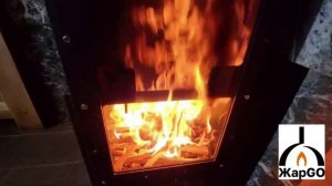 Таганай PRO работа печи изнутри