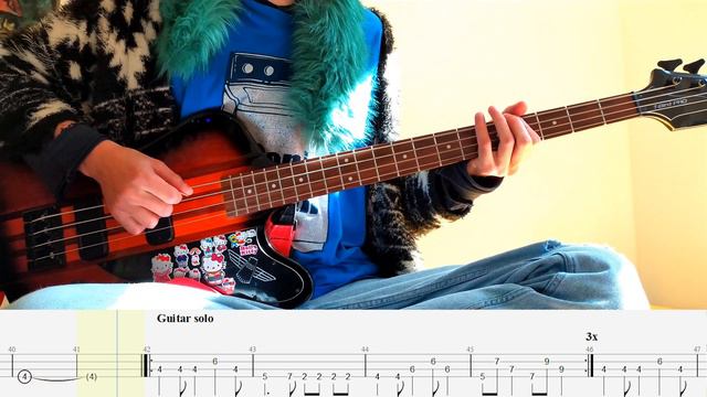 Sappy – Nirvana – Bass cover with tabs – 4k смотреть онлайн