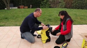 Karcher K4 Power Control. High Pressure Washer. Unboxing and test.