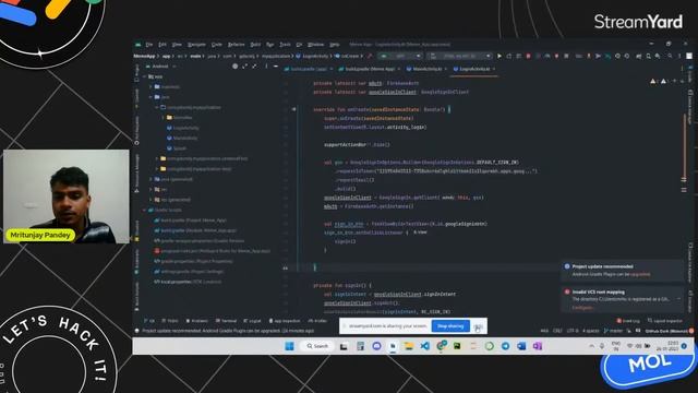 Day 4: Intro to Firebase | Firebase Authentication using Google Sign In | Android Study Jams смотреть онлайн