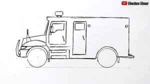 Как нарисовать машину спецназа S.W.A.T