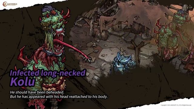 Infected long-necked Kolu ｜Mad World - Age of Darkness - MMORPG смотреть онлайн