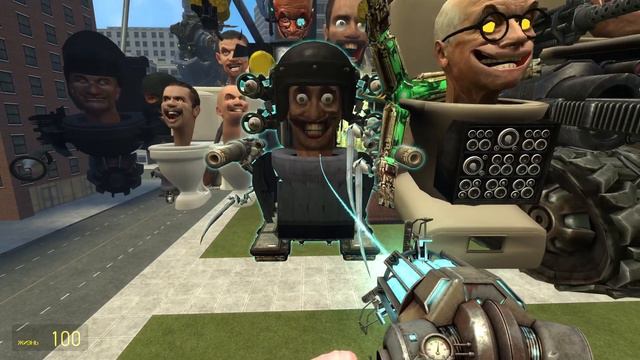 SPEAKERMAN TITAN, CAMERAMAN UPGRADED AND TV MAN VS ALL 1-70 SKIBIDI TOILET BOSSES (Garry's Mod)