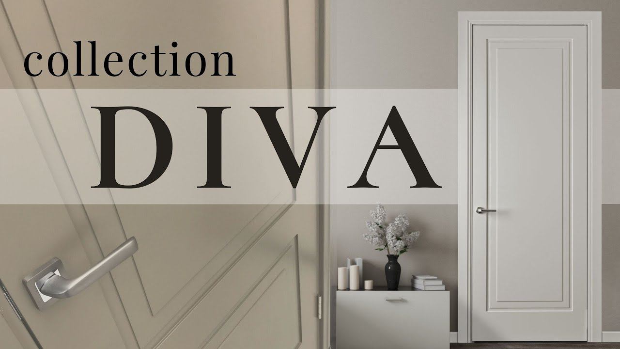 Коллекция Diva - межкомнатные фрезерованные двери в эмали (Victoria Porte)