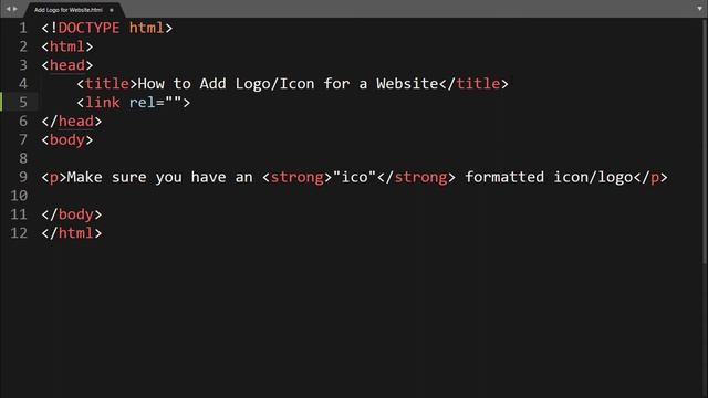 Add Favicon Logo in website/webpage using Html | Webkit Coding смотреть онлайн