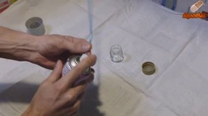 Стравливание краски из аэрозольного баллона