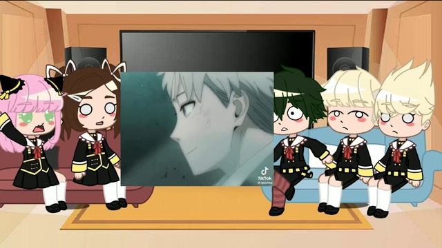 ?реакция одноклассников Ани на неё?аниме: Семья шпиона? смотреть онлайн