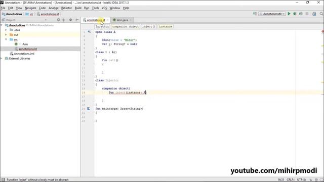 #345 Kotlin Tutorial | Inherited Annotation смотреть онлайн