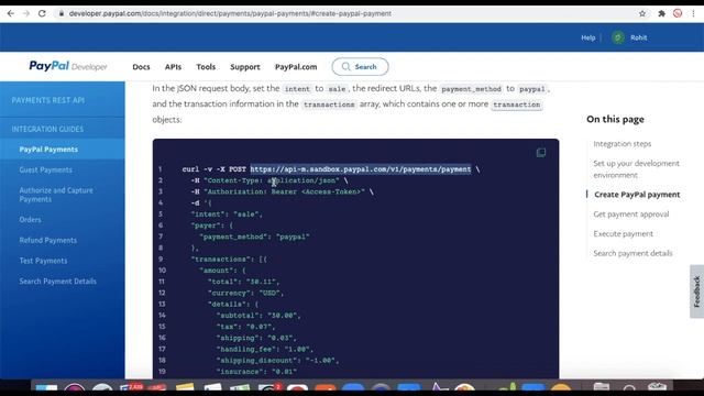 PayPal REST API Setup, Get Access Token and Make PayPal Payment API Using Server Side смотреть онлайн