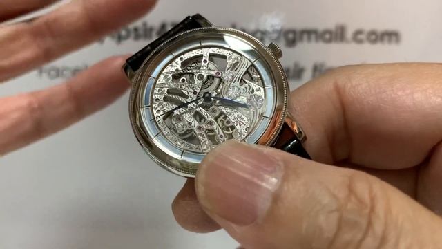 SEIKO CREDOR 足鉑金PT 950 SKELETON BLOSSOM LIMITED GBBD965 34.7mm смотреть онлайн