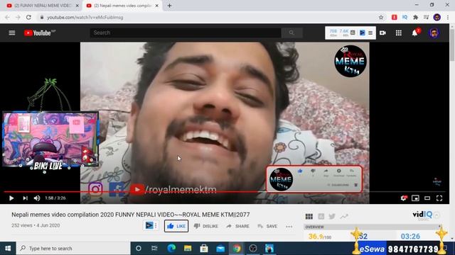 BIKI ROASTER REACT ON Bishal Gautam MEME VIDEO смотреть онлайн