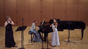 Ж. Ибер. Две интерлюдии для флейты, скрипки и фортепиано. Jacques Ibert "Deux Interludes"