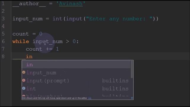How to find number of digits in a given number in Python || programminginpython.com смотреть онлайн
